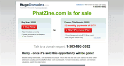 Desktop Screenshot of phatzine.com